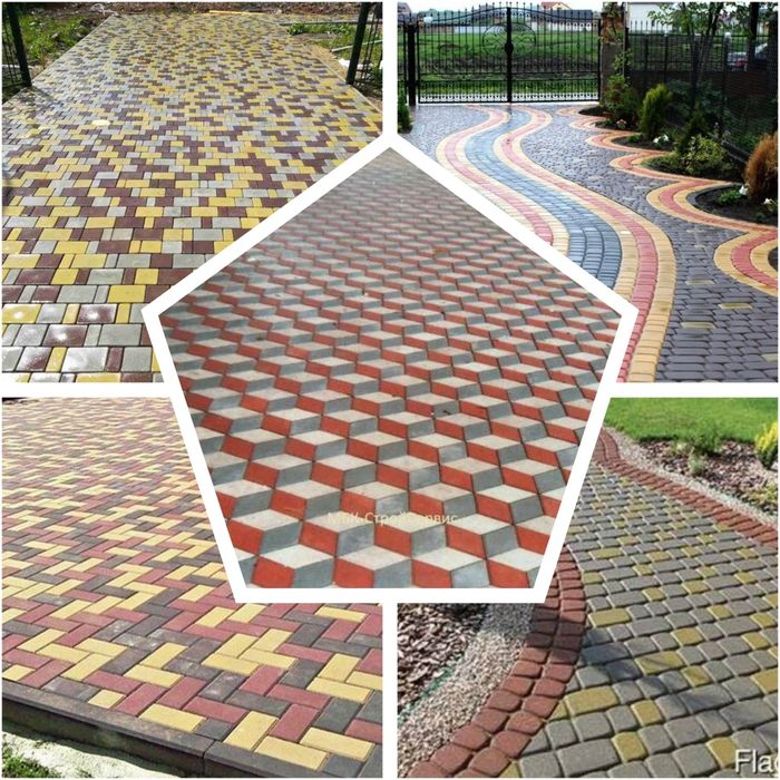 Укладка брусчатки, демонтаж,бордюры,стяжка, асфальт