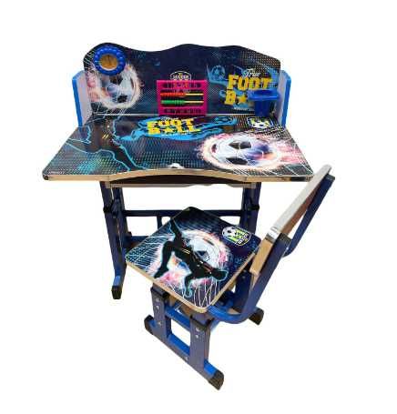 Birou cu scaunel ,inaltime reglabila,MDF,diferite modele fete/baieti