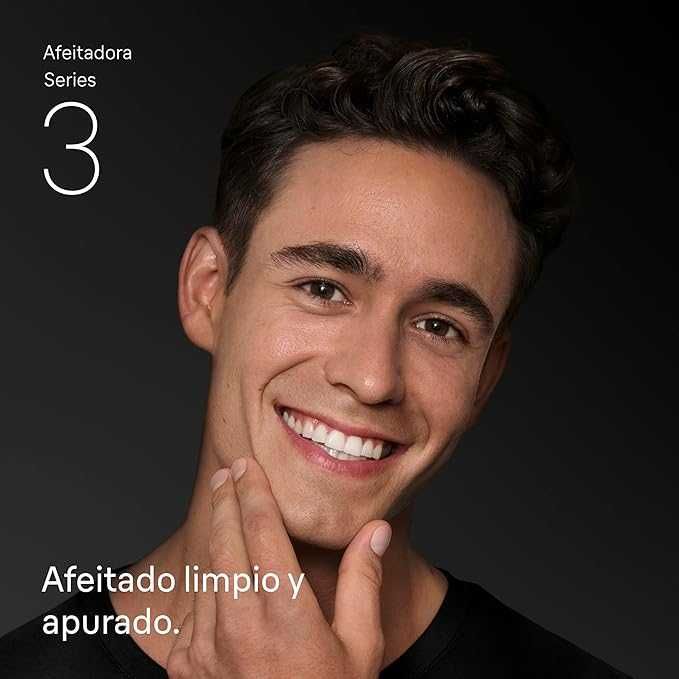 Електрическа самобръсначка Braun Series 3 за мъже, тример за мокро и сухо бръснене на брада