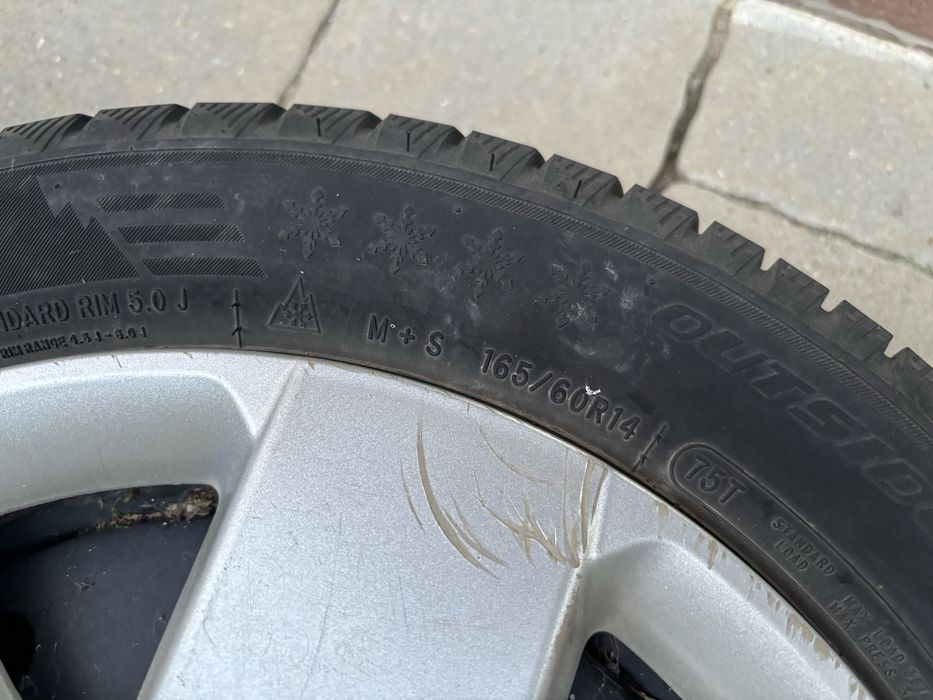 Jante Daihatsu Copen cu anvelope iarna