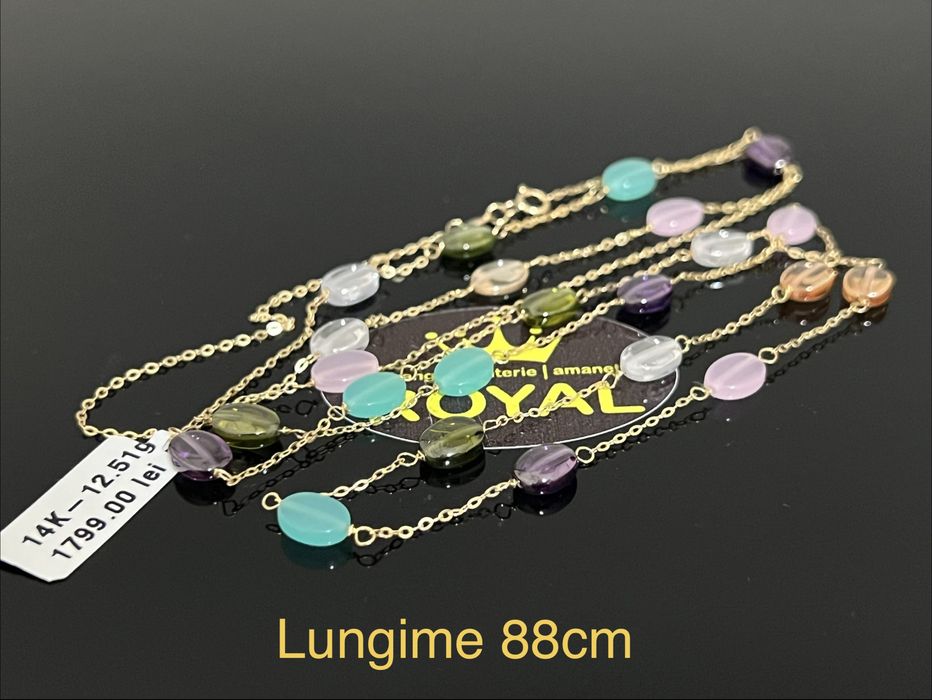 Bijuteria Royal CB : Colier damă aur  nou 14k 12,51gr