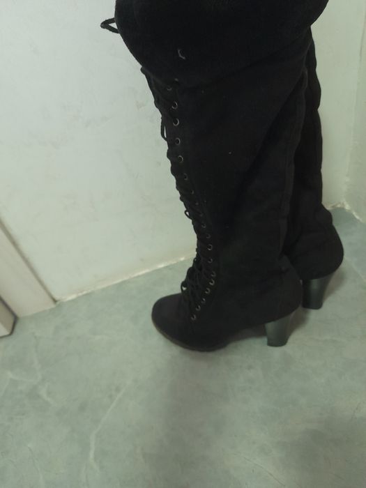 Продам сапоги замша