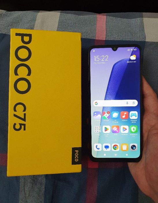 Xiaomi Poco C75 16/256GB Black Igravoy Karobka Holati Ideal Otlichni