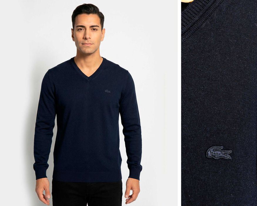 LACOSTE Оригинален мъжки пуловер размер 6 / L