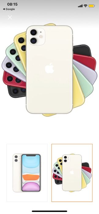 Iphone 11 alb 128 gb