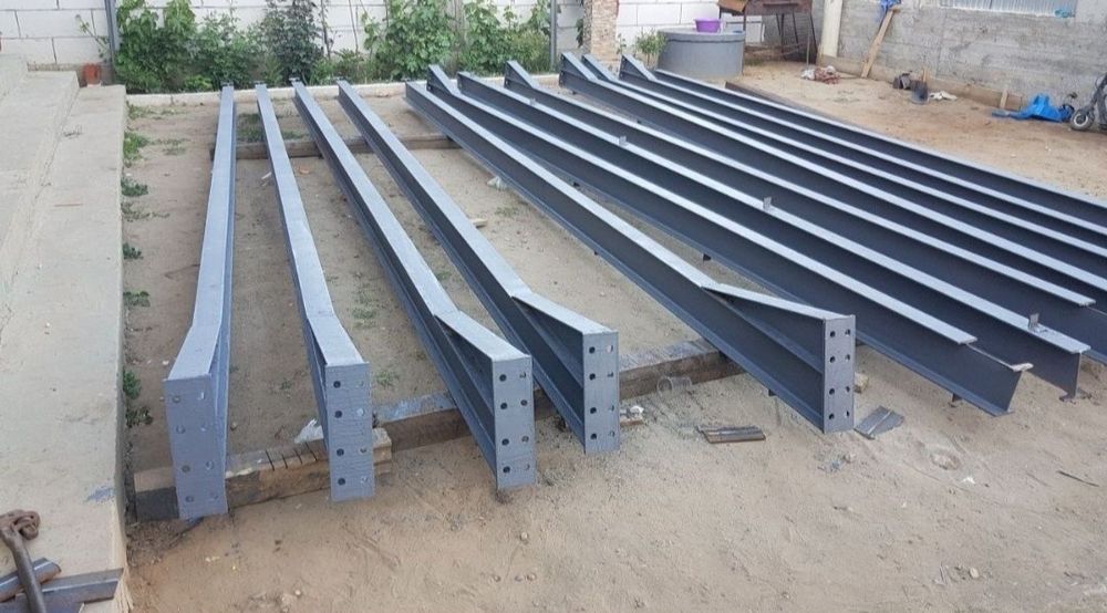 STOC 200mp 10x20x4 nouă, structura hala metalica garaj servicie fanar