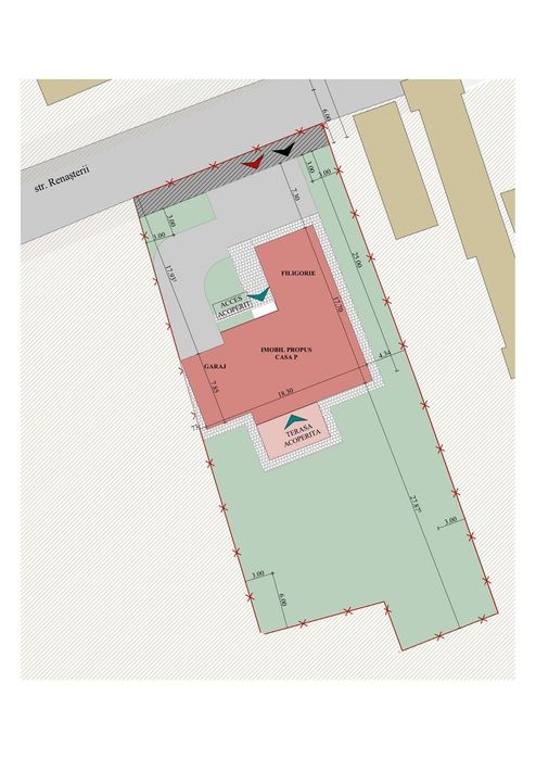 Teren intravilan dealuri - aut. construire/utilitati in parcela/asfalt