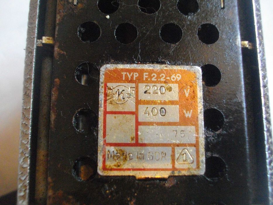 Made in GDR 400W Електрически ТОСТЕР с керамични реотани Ретро Винтидж