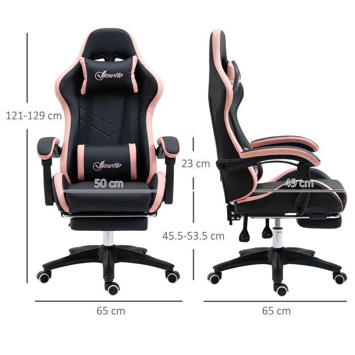 Scaun Gaming Baieti si Fete  Albastru /  Roz , Vinsetto