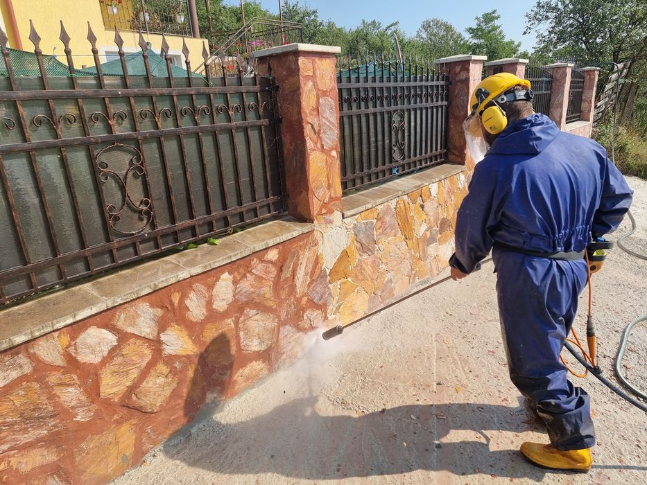 Spalare Pavaj, Spalare Clădiri cu jet de apa sub presiune