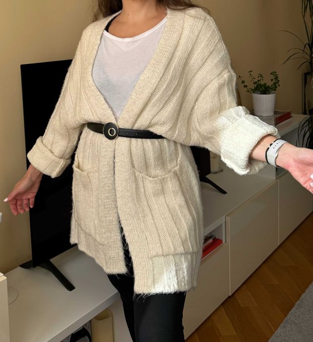 Зимна дълга жилетка Zara - размер S - носена е няколко пъти