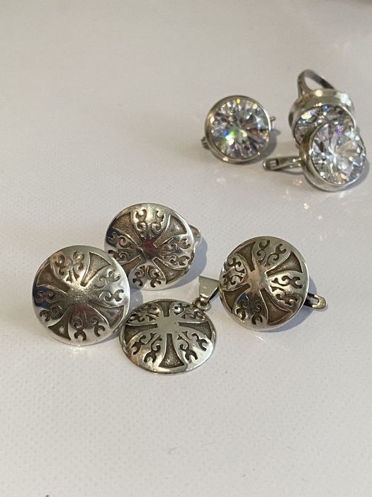 Красивые серебро 925 пробы наборы