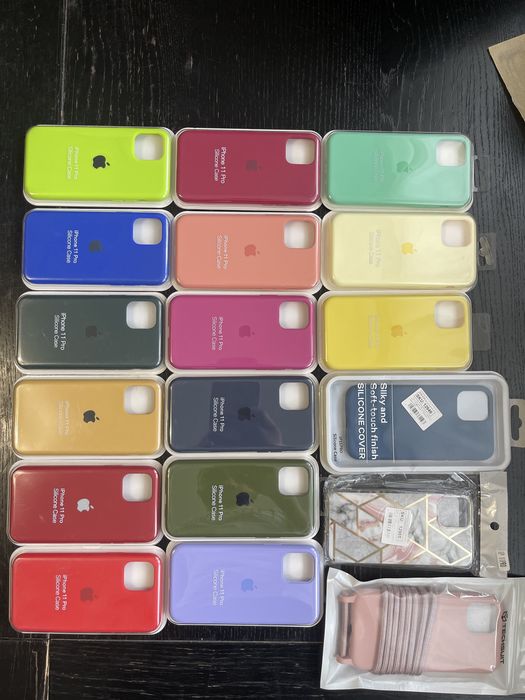 Husa silicon cu interior de catifea iPhone 11 Pro