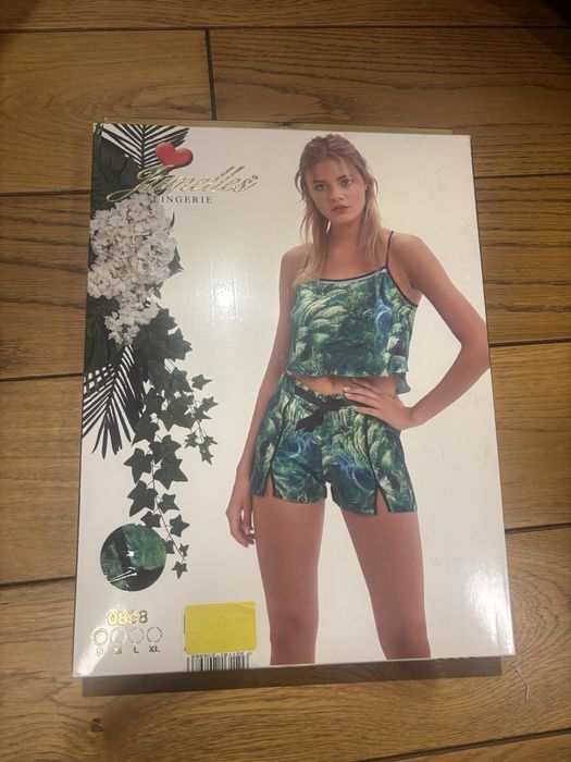 Сатенен комплект пижама и кимоно