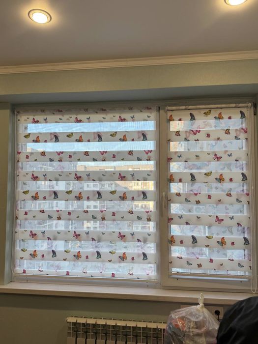 Жалюзи ролл шторы день и ночь горизонтальные вертикальные