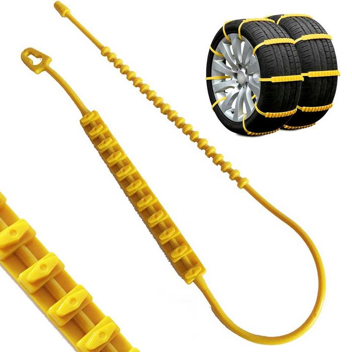 Универсални PVC вериги за сняг, лед и кал 10бр комплект от14"- до19"