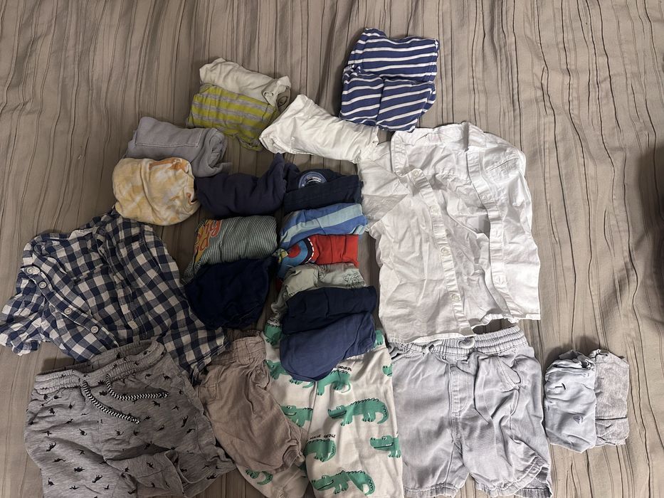 Лот къси панталони, ризи, потници HM