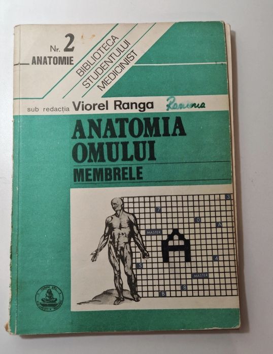 Carte medicina: Anatomia Omului (nr.2: Membrele )
