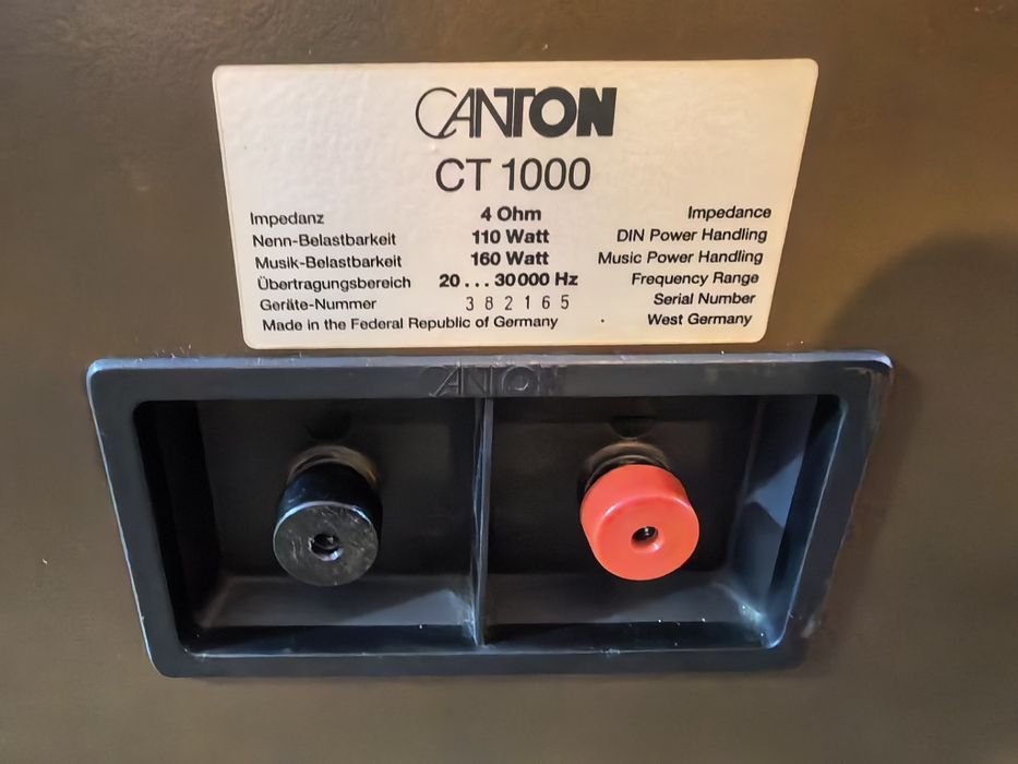 Boxe Canton CT 1000 Version II de colectie vintage