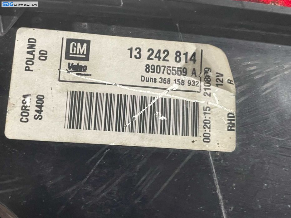 Stop Lampa Tripla Dreapta Opel Corsa D 2006 - 2014 Cod 13242814 89075559A [LR0261]