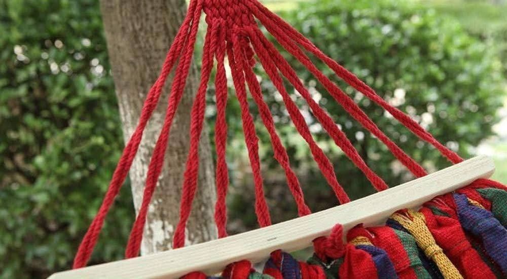 Градински Хамак с Дървени Рейки