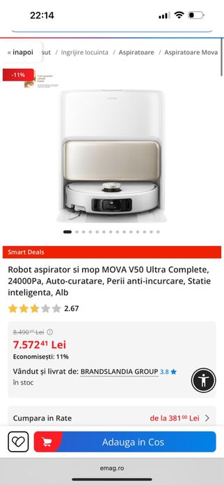 Aspiratoare Roborock sigilate!!