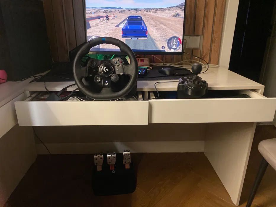 Logitech g923 true force полный комплект