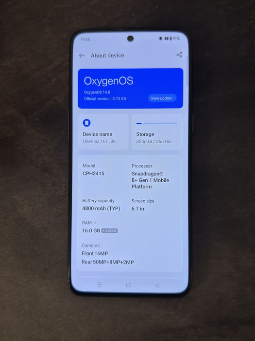 Oneplus 10T 16/256
