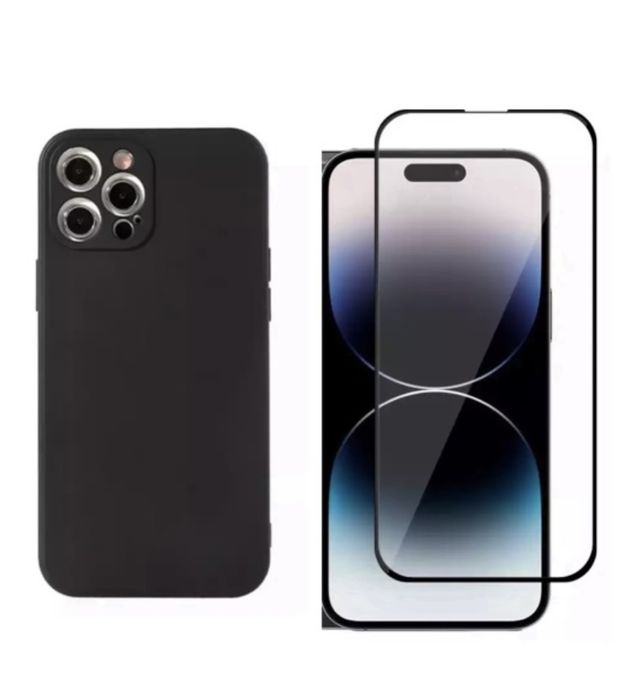 Husa Safe Case+Folie Sticla Tempo Iphone 14/15/16E/17/18 PRO MAX PLUS AIR