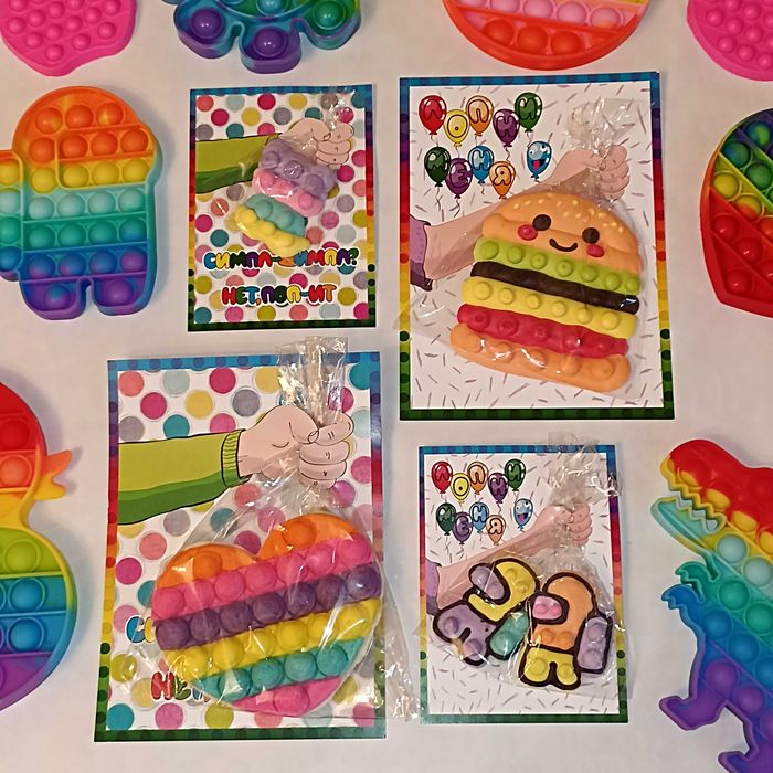 Поп ит съедобный из маршмеллоу.