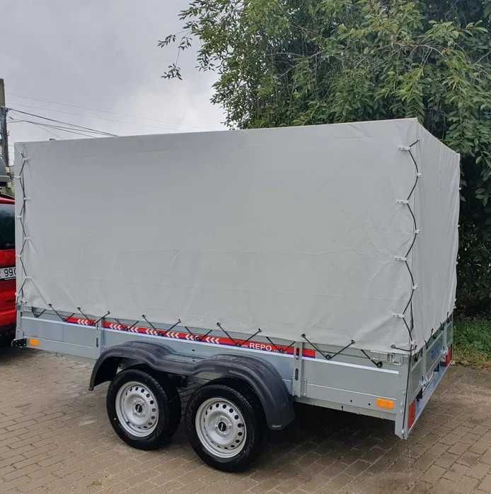 Remorca Repo cu prelata, carte rar, nr. rosu