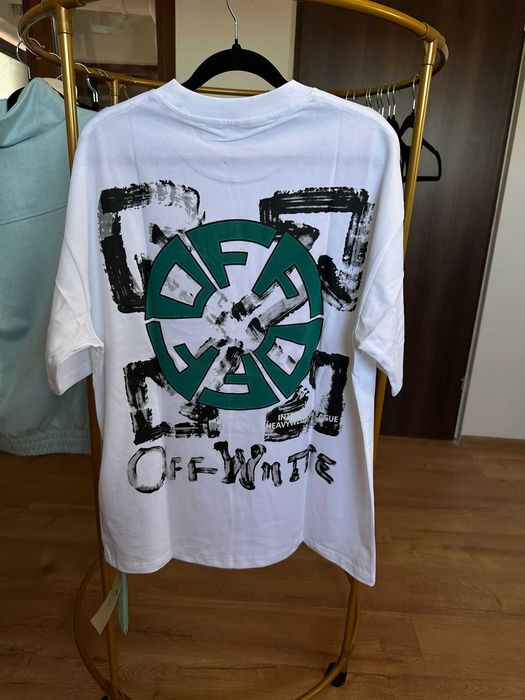 Tricou Off-White alb marimea M nou cu eticheta