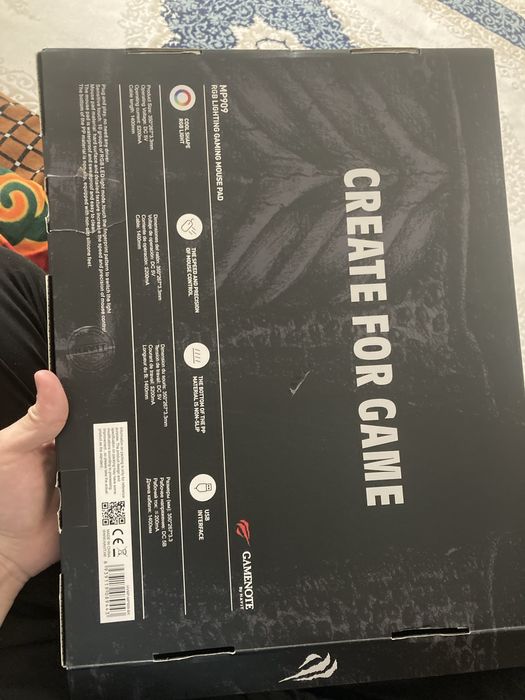Продам новую rgb gaming mouse pad