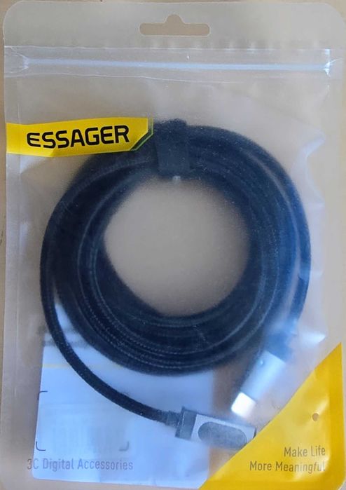 Essager Digital Display USB C кабел за iPhone,Samsung и др. 2 МЕТРА
