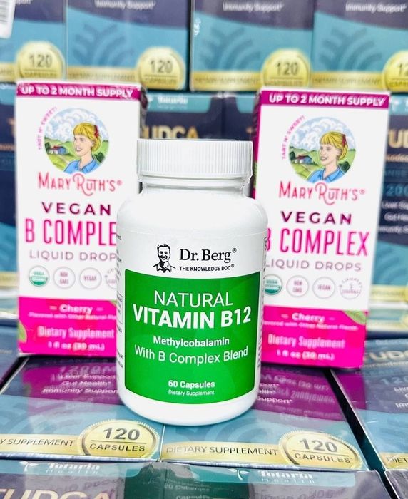 Dr Berg vitamin b12, Methyl B-12 complex, витамин Б12 комплекс