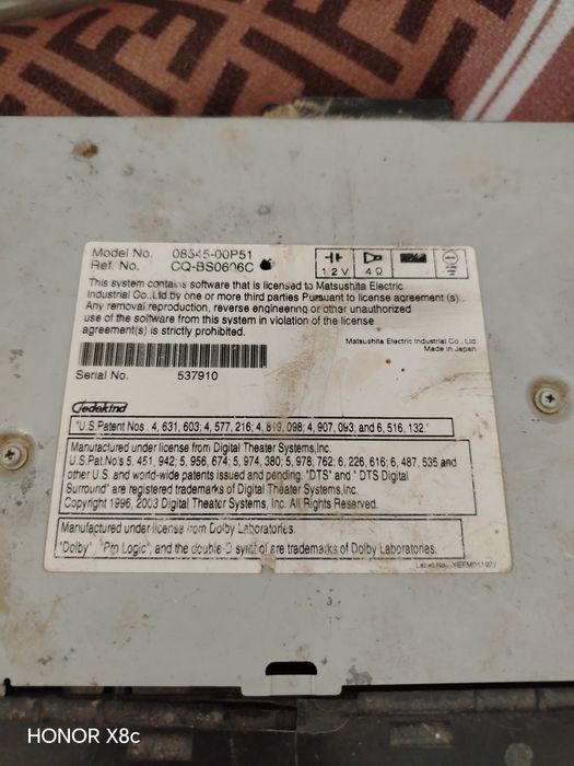 Магнитолла штатный ипсумға