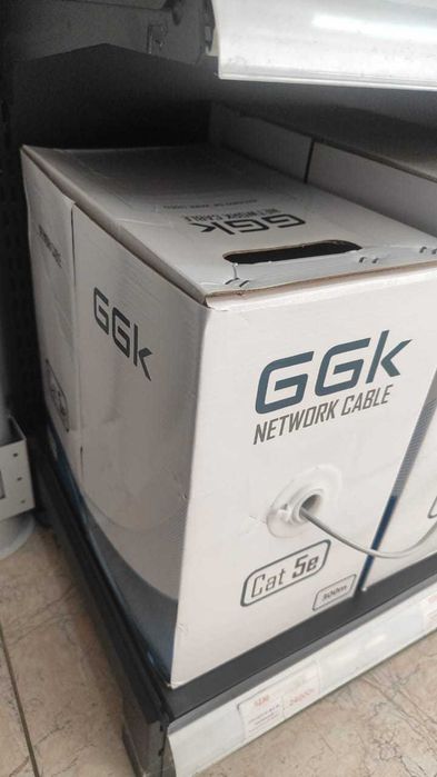 Сетевой кабель витая пара GGK Cat 5e (коробка 300м)