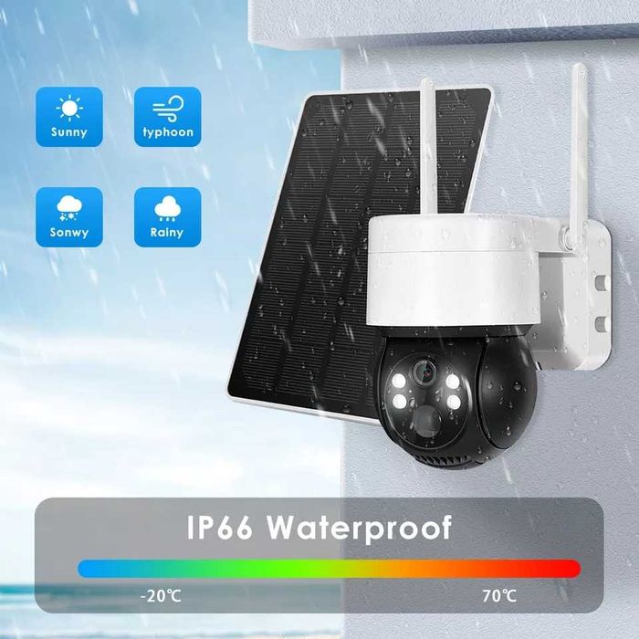 camera solara de calitate 365 zile, acumulatori incluși WIFi