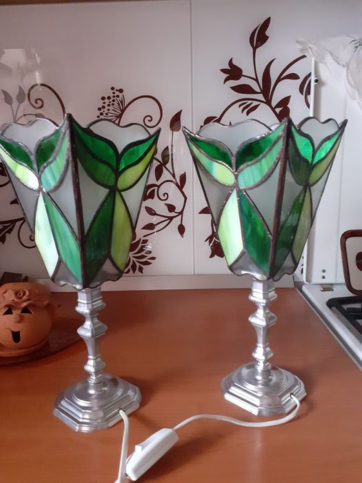 Veioza "Libelule" sí O pereche de veioza "pahar sampanie"