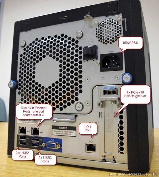 Vand microserver HP G8 NAS