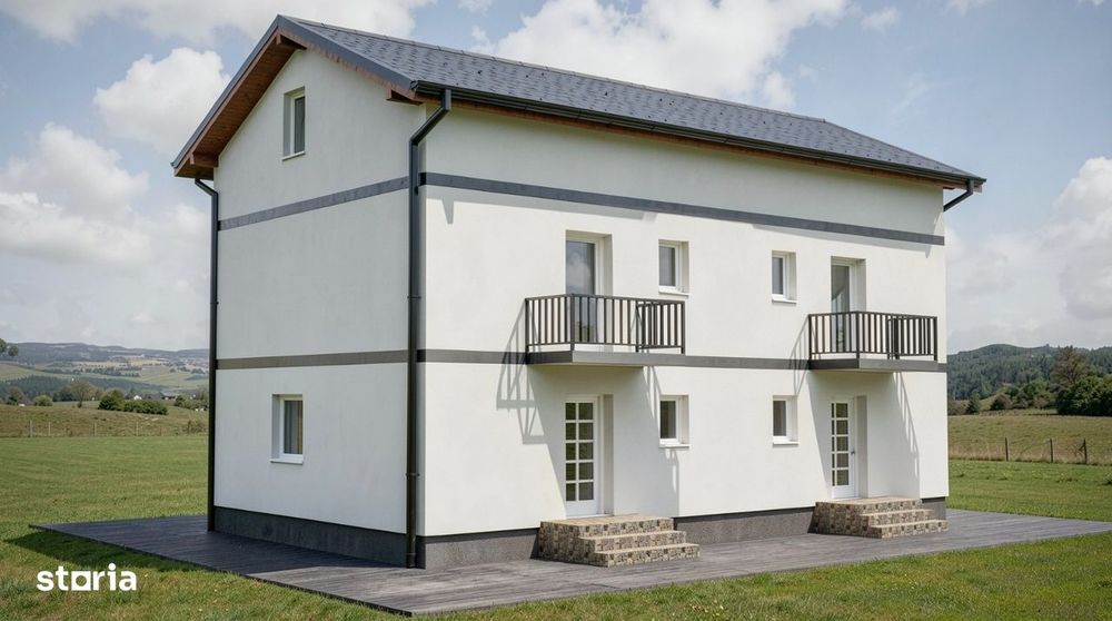Casa tip duplex P+E+M, 139mp utili, teren 240mp, Izvor