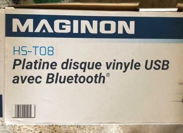 Pick-up MAGINON, boxe incorporate, USB, Bluetooth & conversie MP3