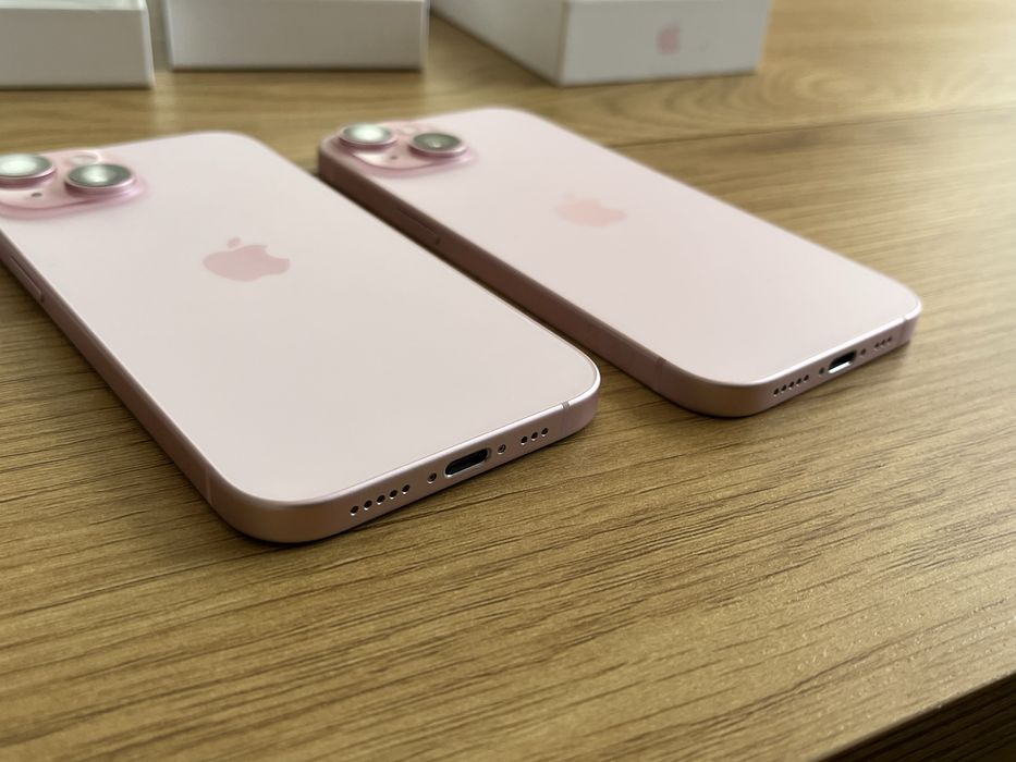 Бартер/заменям 2бр iPhone 15 pink 128гб 88%