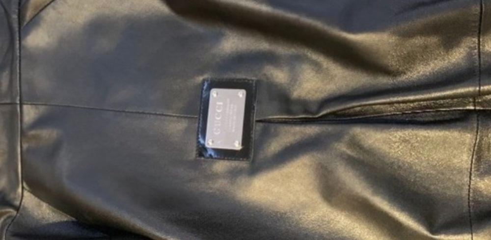 Gucci дамско кожено яке/тип елек ,оригинал