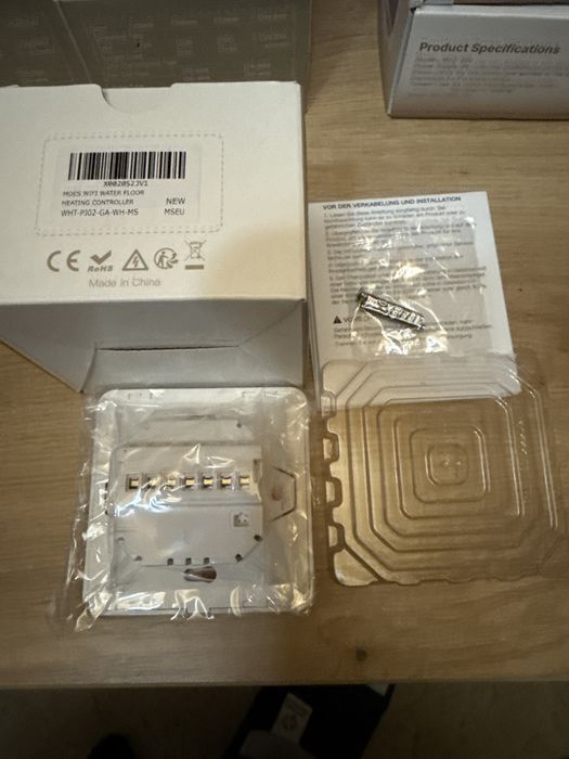 MOES termostat smart WiFi pentru încălzire în pardoseală apă Tuya Alexa Google