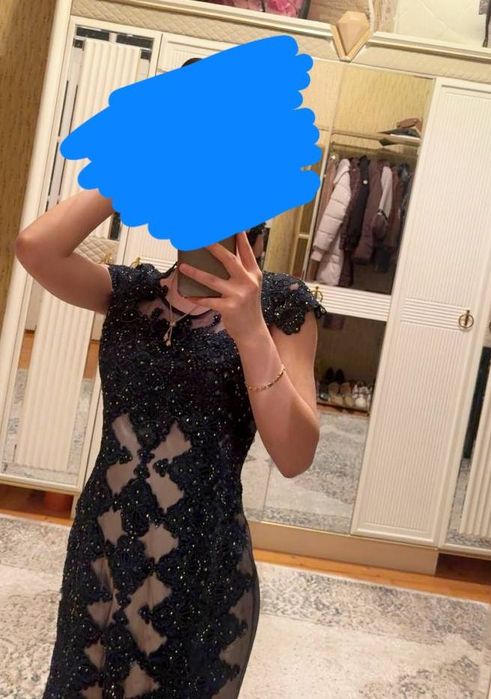 Вечернее роскошное платье