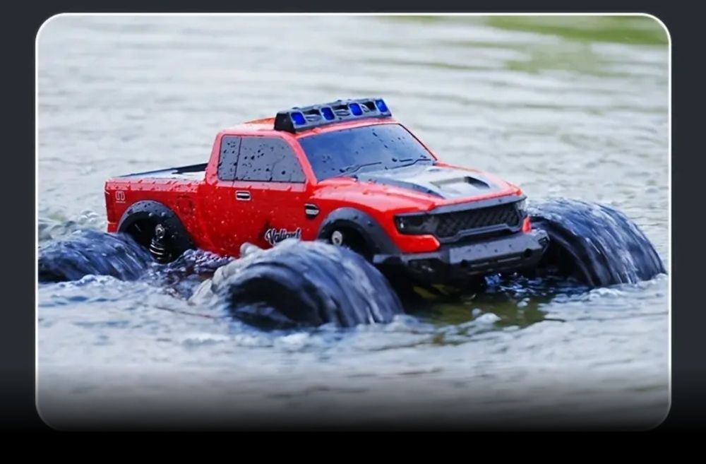 Джип амфибия на радиоуправлении, радиоуправляемая машина, внедорожник