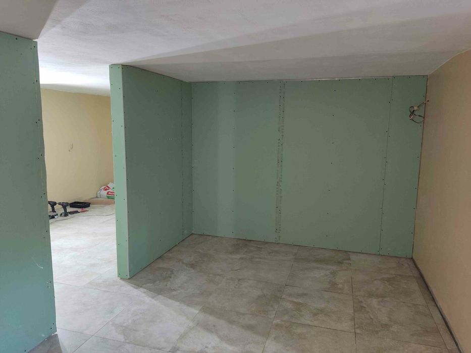 Штукатурка, гипсокартон, шпатлёвка