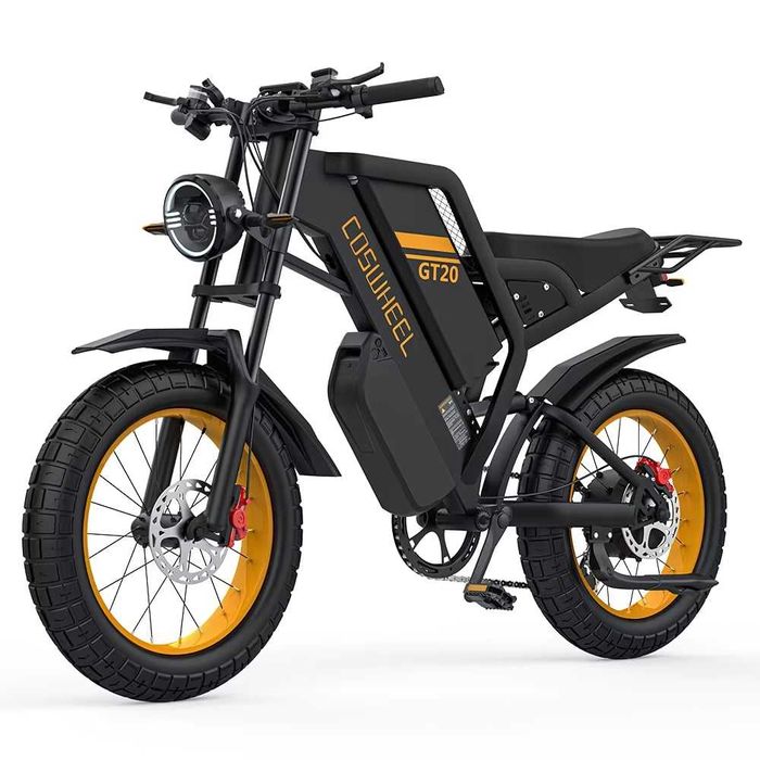 Coswheel GT20 MAX – Електрически Мото Стил Велосипед 60V, 2000W, 40Ah