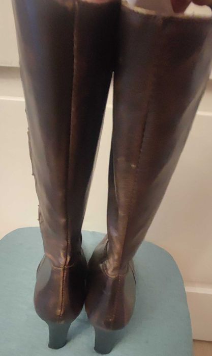 Дамски кожени боти Gino Rossi Lavorazione Artigiana 40 номер